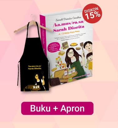 Paket Spesial Kamus Rasa Sarah Diorita + Apron