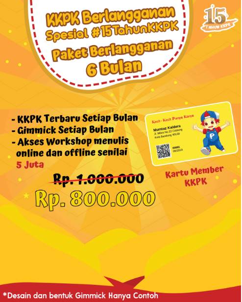 Kkpk Berlangganan 6 Bulan - Spesial #15tahunkkpk