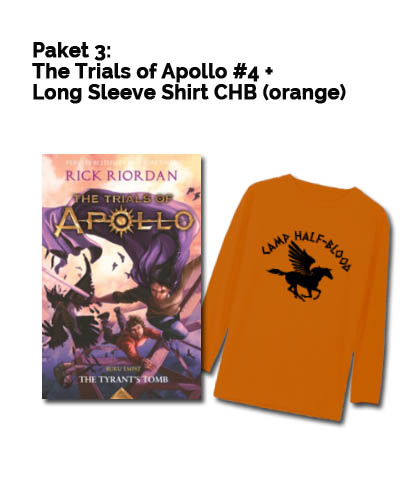 The Trials Of Apollo #4 + Long Sleeve Camp Half Blood (Orange) - Pre Order