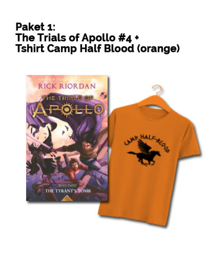 The Trials Of Apollo: The Tyrant Tombs + Tshirt Chb Lengan Pendek