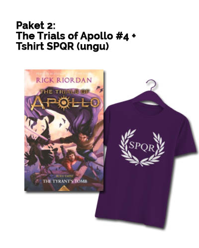 The Trials Of Apollo #4: The Tyrant Tombs + Tshirt Sqpr Lengan Pendek