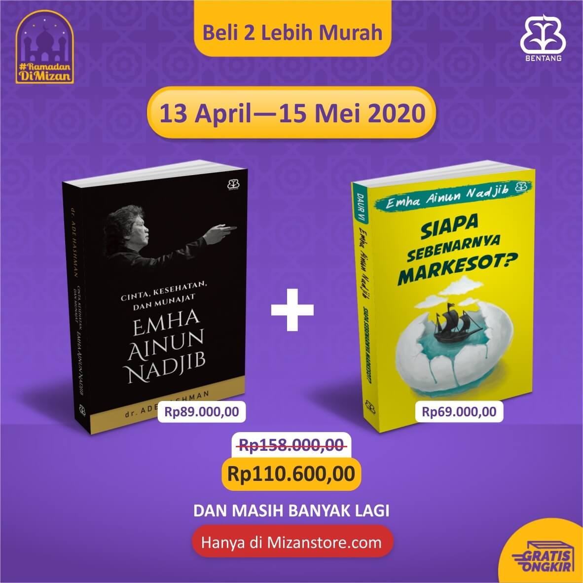 Cinta, Kesehatan, Dan Munajat + Siapa Sebenarnya Markesot (Bundling Diskon 30%)