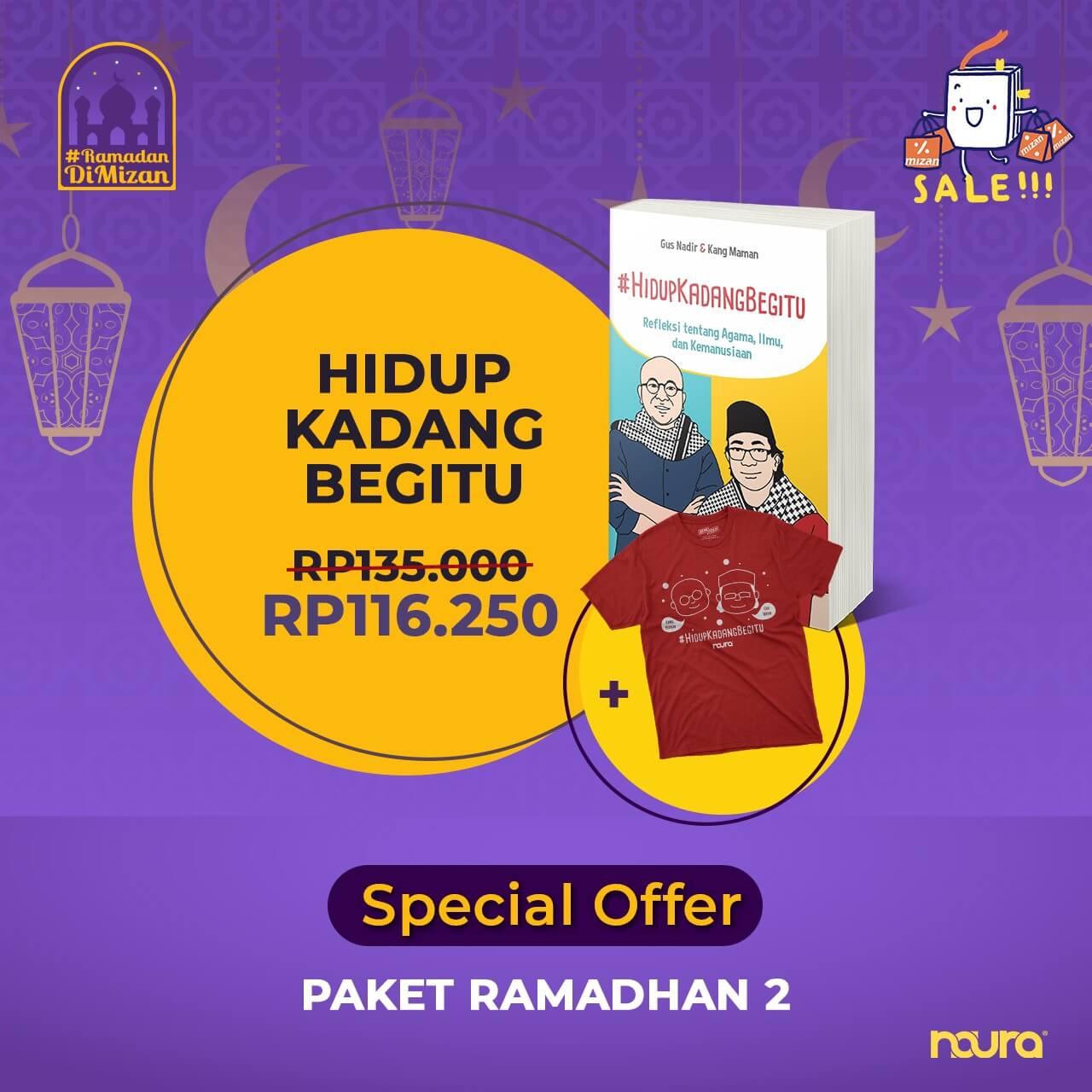 Bundling #hidupkadangbegitu + Tshirt Eksklusif