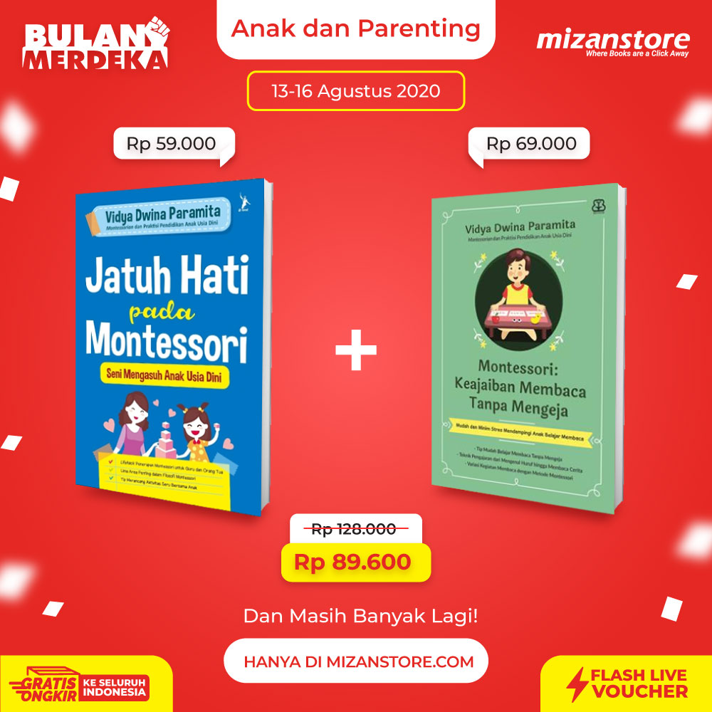 Jatuh Hati Pada Montessori + Montessori Keajaiban Membaca (Promo Bundling)
