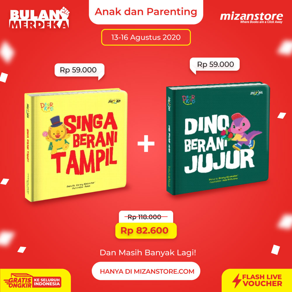 Singa Berani Tampil + Dino Berani Jujur (Promo Bundling)