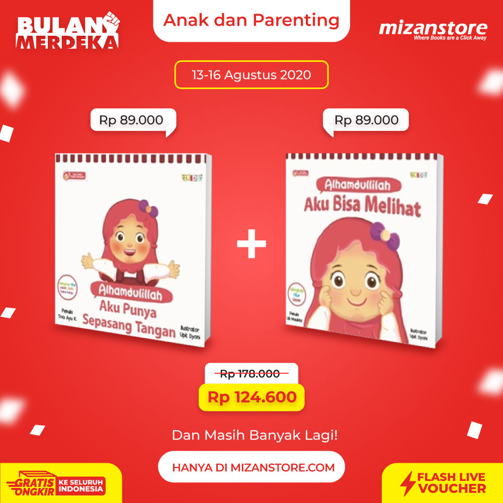 Seri Amp: Alhamdulillah Aku Punya Sepasang Tangan + Seri Amp: Alhamdulillah Aku Bisa Melihat (Boardbook) (Promo Bundling)