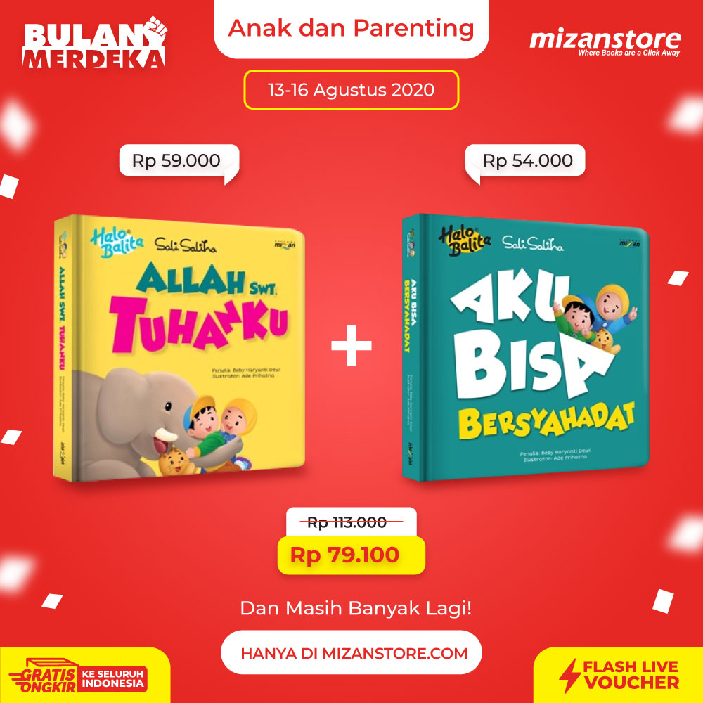 Halo Balita Sali Saliha: Allah Swt +  Halo Aku Bisa Bersyahadat (Boardbook) (Promo Bundling)