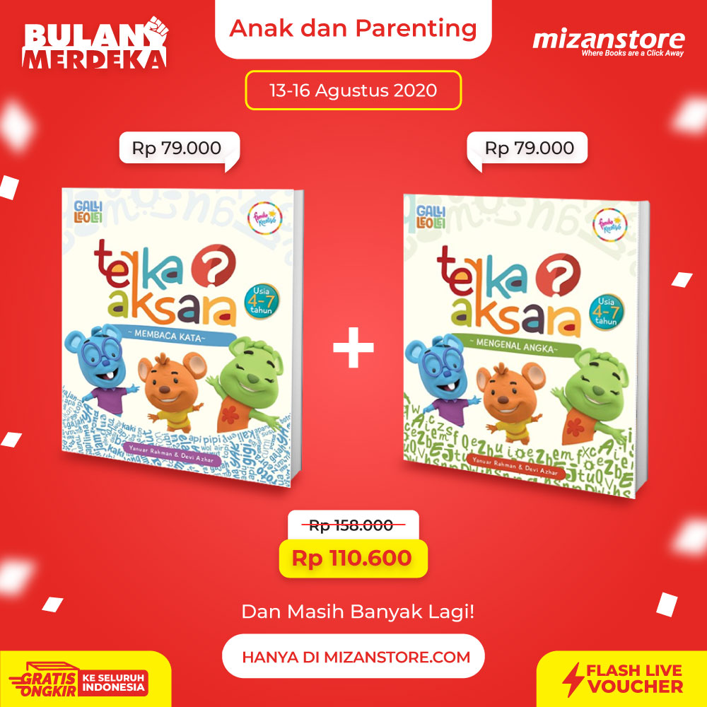 Gallileolei. Terka Aksara: Membaca Kata +  Gallileolei. Terka Aksara: Mengenal Angka (Promo Bundling)