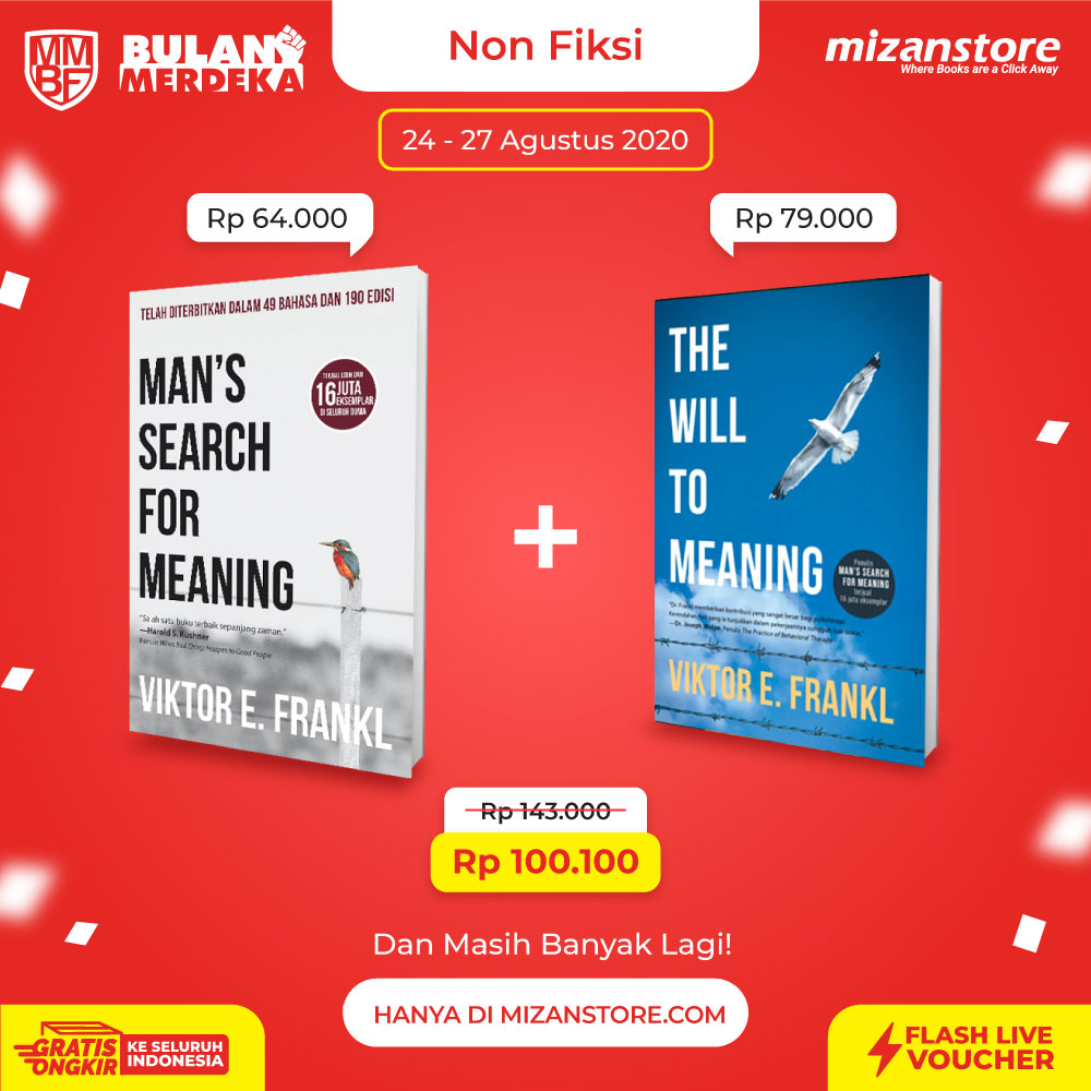 Man Search For Meaning + The Will To Meaning (Promo Bundling)