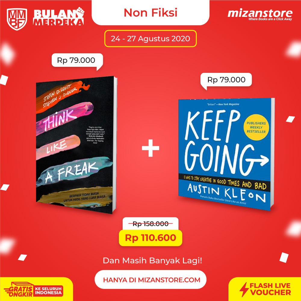 Think Like A Freak + Keep Going (Promo Bundling)