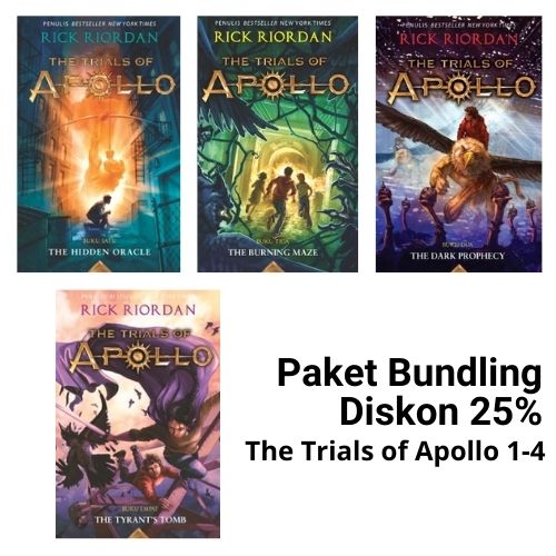 Paket Bundling - The Trials Of Apollo 1-4 (Pre Order)