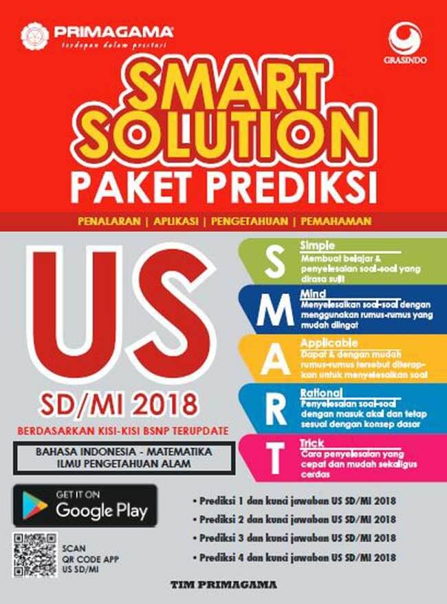 Primagama Smart Solution: Paket Prediksi Us Sd/mi 2018 [tim Prim