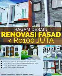 Ragam Desain Renovasi Fasad &Lt; Rp 100 Juta