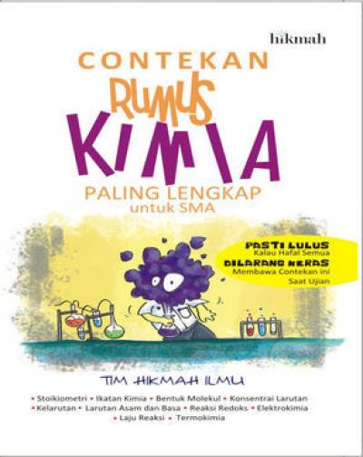 Contekan Rumus Kimia Paling Lengkap Untuk Sma