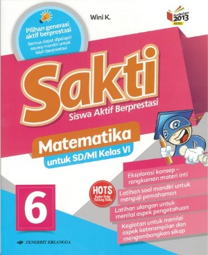 Sakti: Matematika Sd Kelas 6 K13n