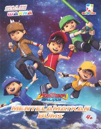 Salin Warna Boboiboy Galaxy: Menyelamatkan Bumi