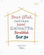 Dear Allah, Jadikan Kami Keluarga Berakhlak Surga-Hc