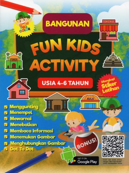 Seri Bangunan: Fun Kids Activity Usia 4-6 Tahun