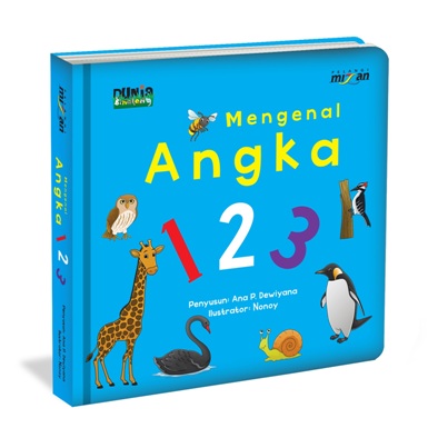 Seri Dunia Binatang: Mengenal Angka 123 (Boardbook)