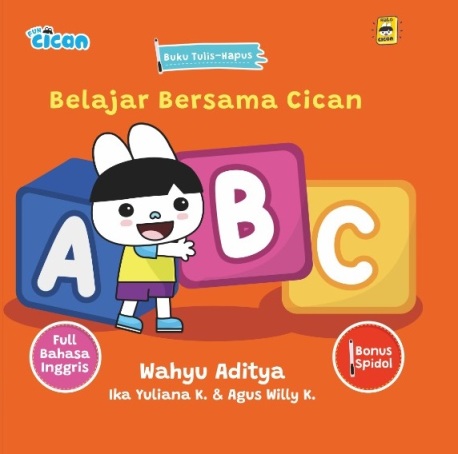 Seri Fun Cican: Belajar Bersama Cican Abc (Boardbook)