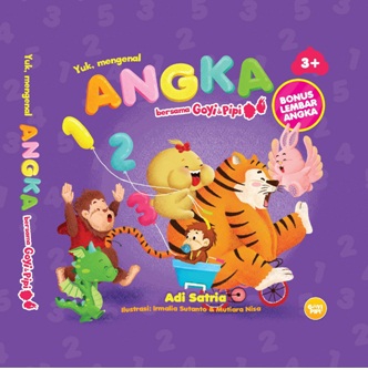 Seri Goyi Pipi.yuk Mengenal Angka Bersama Goyi & Pipi (Boardbook)