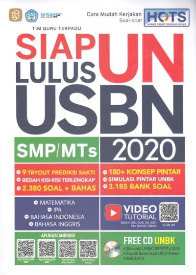 Siap Un Lulus Usbn Smp/mts 2020 (Free Cd Unbk)