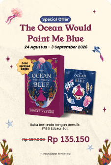 The Ocean Would Paint Me Blue (Sprayed Edges) - Exclusive Special Offer + Sticker Set