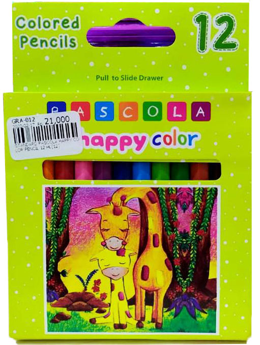Standard Pascola Happy Color Pencil 12 Hl