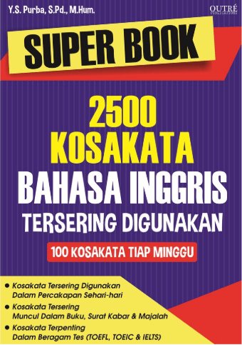 Super Book 2500 Kosakata Bahasa Inggris Tersering Digunakan