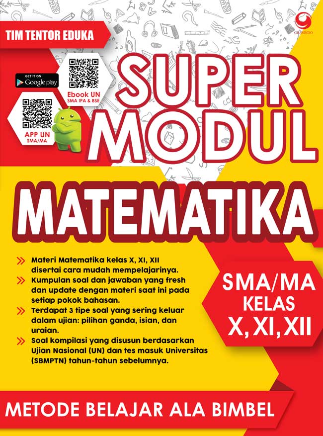Super Modul Matematika Sma Kelas X, Xi, Dan Xii