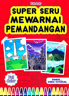 Super Seru Mewarnai Pemandangan Full Color