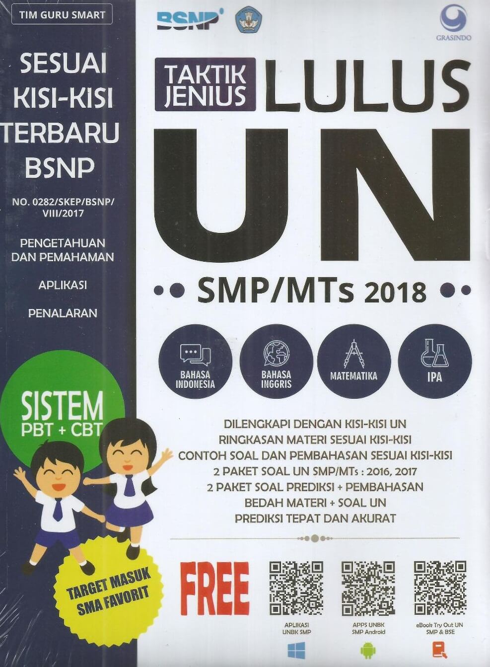 Taktik Jenius Lulus Un Smp/mts 2018 [ Tim Guru Smart ]