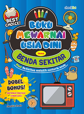 Tema Benda Sekitar: Buku Mewarnai Usia Dini