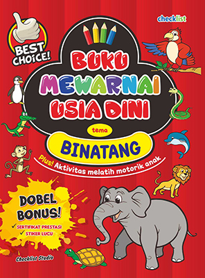 Tema Binatang: Buku Mewarnai Usia Dini