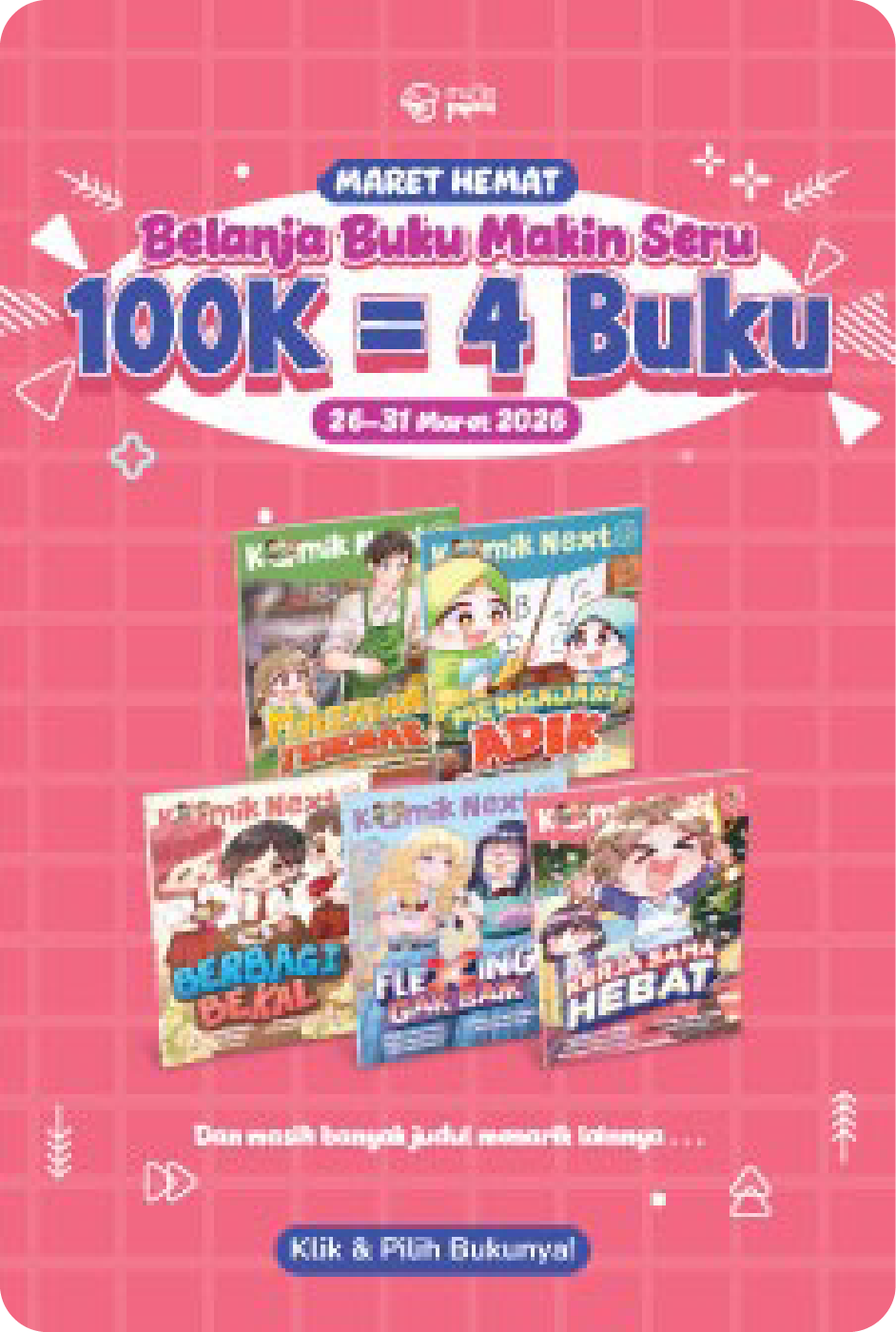 Bundling Exclusive Komik Beli 4 100rb