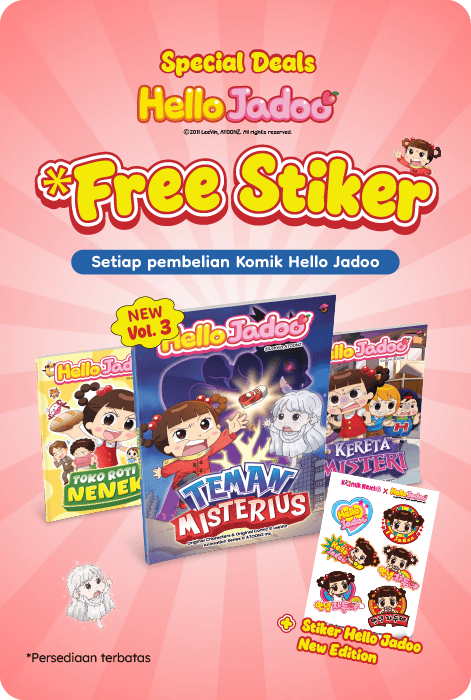 Hello Jadoo – Kereta Misteri - Special Offer Bonus Sticker