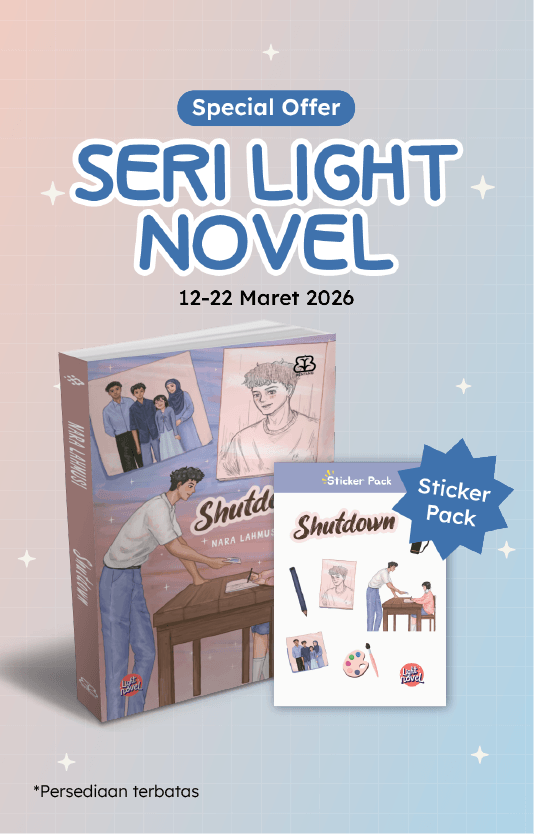 Seri Light Novel Bentang – Shutdown - Special Offer Bonus Sticker