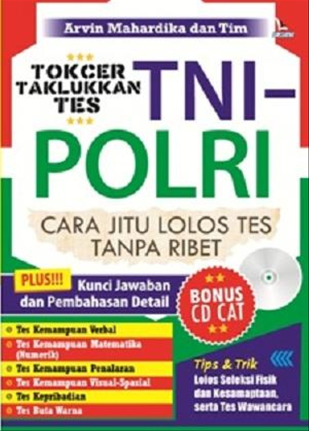 Tokcer Taklukan Tes Tni-Polri (Bonus Cd)