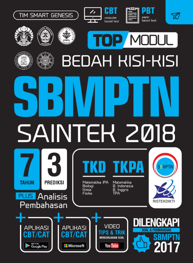 Top Modul Bedah Kisi2 Sbmptn Saintek 2018