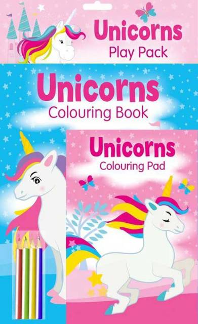 Unicorns Colouring Play Pack