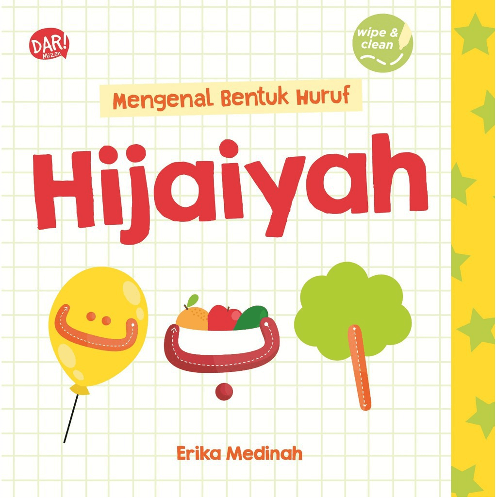 Wipe&Clean.mengenal Bentuk Huruf Hijaiyah (Boardbook)