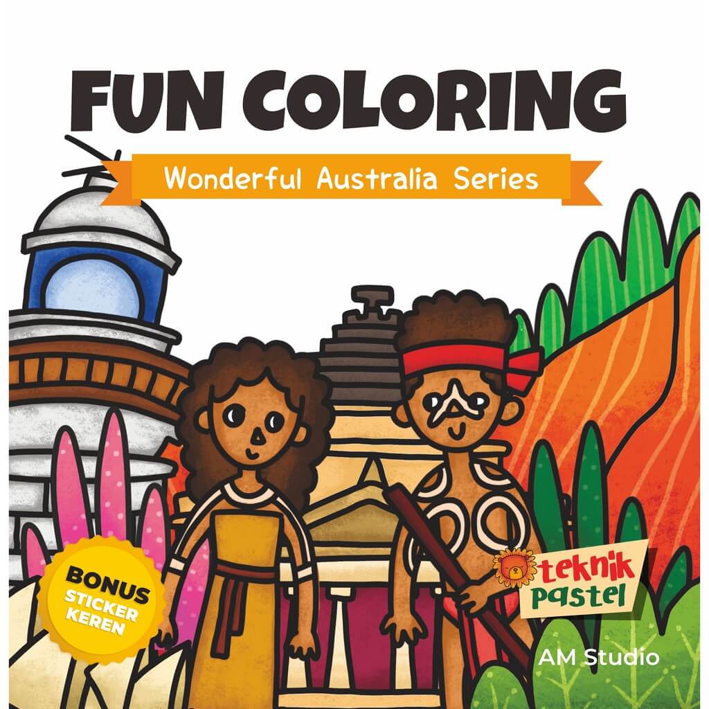 Wonderful Australia Series: Fun Coloring