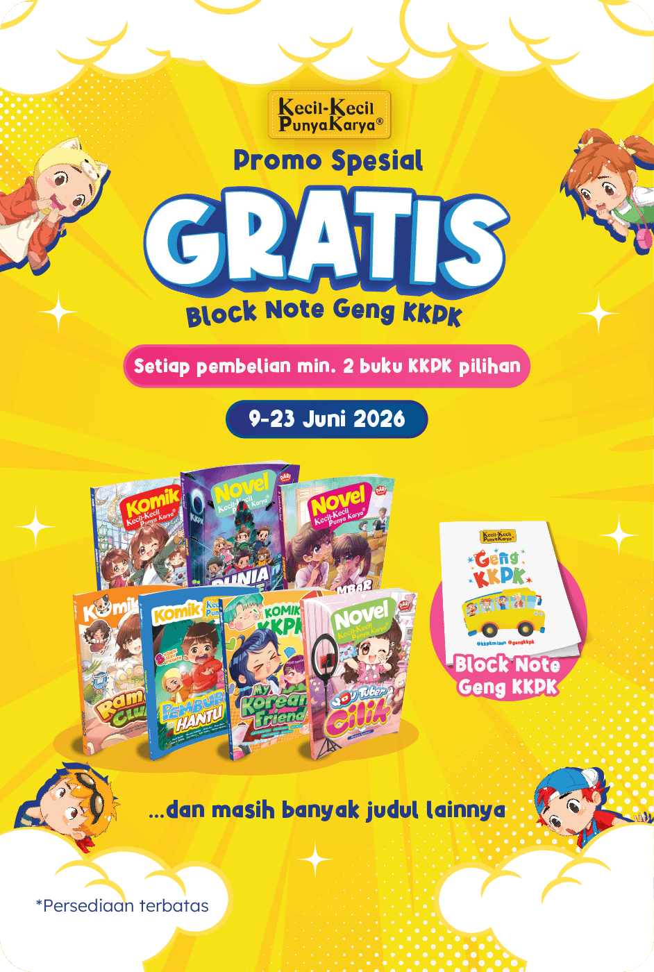 Beli 2 Gratis Block Note 