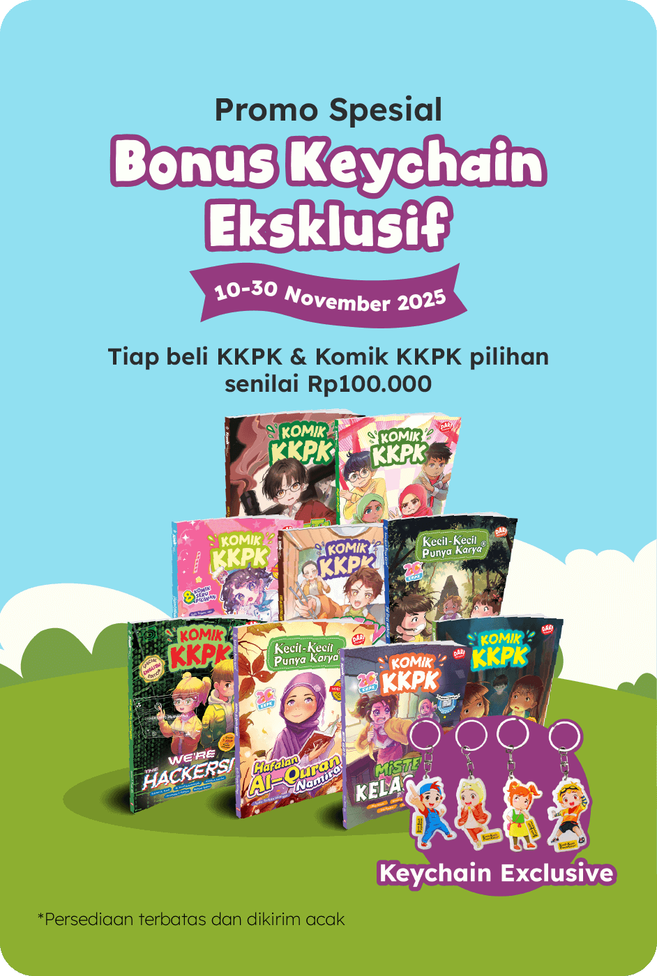 Bonus Keychain Eksklusif