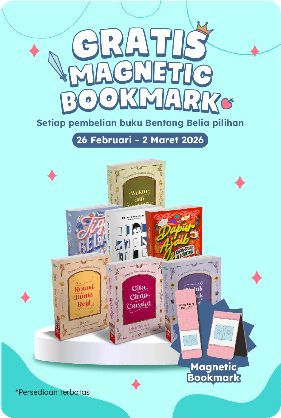 Gratis Bookmark Magnetic