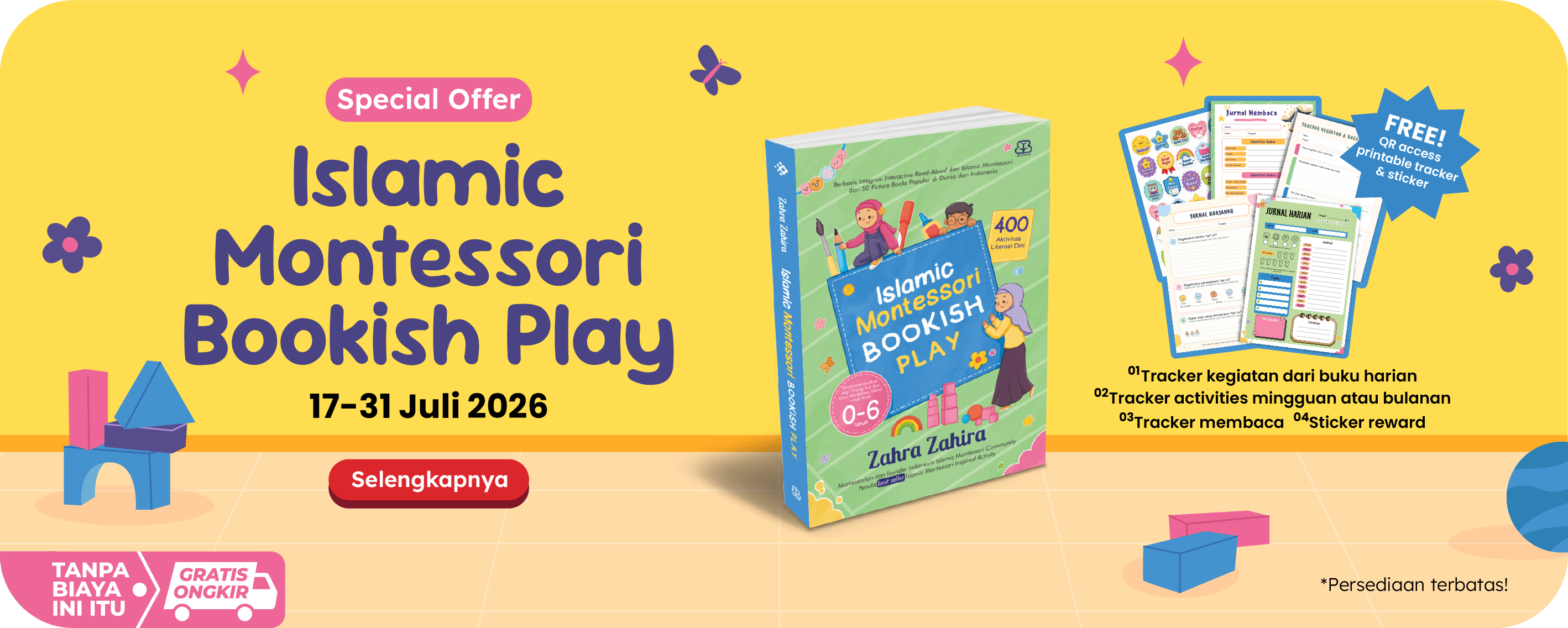 Islamic Montessori Bookish Play – Special Offer + Qr Tracker Eksklusif