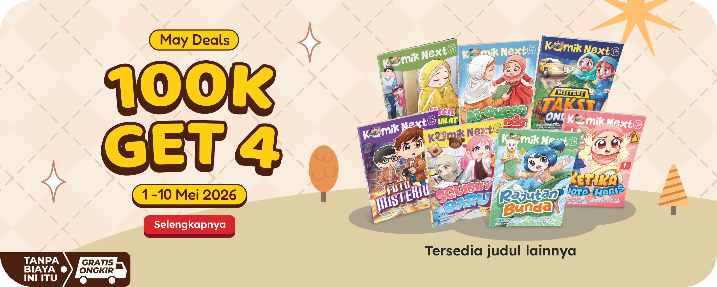 100k Get 4 Komik Next G - Special May Deals