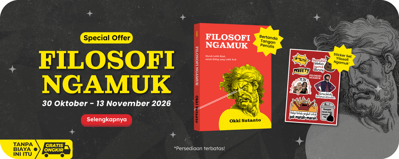 Special Offer Bertanda Tangan Penulis Buku Filosofi Ngamuk Bonus Sticker Pack